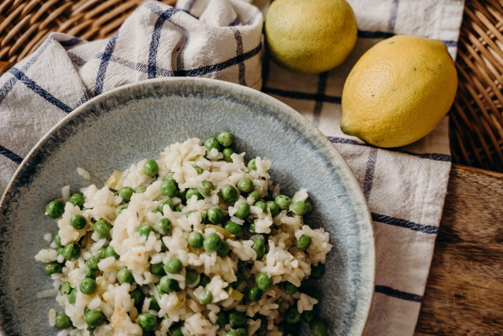 risotto aux petits pois